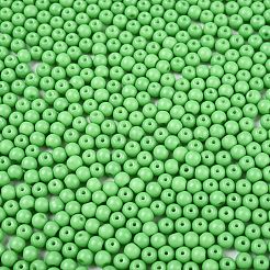 Непрозрачная выпечка окрашены стеклянные бусины&nbsp;DGLA-T004-03Q