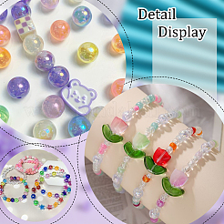 Прозрачные акриловые бусины&nbsp;MACR-SP0001-28B-02