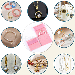 3 шт. прямоугольные бархатные конверты для упаковки TP-BBC0001-10B