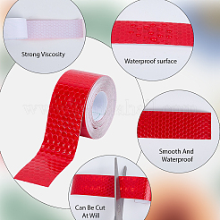 5 рулон 5-цветной светоотражающей наклейки на автомобиль из ПЭТ и ПВХ aumo-mate AJEW-SP0002-18