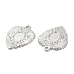 Подвеска-кабошон из не тускнеющей нержавеющей стали 304 STAS-L020-019P