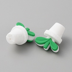 Горшок для листьев пищевой экологически чистый силиконовый шарик&nbsp;LS-SIL-WH0014-18B