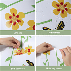 Съемные самоклеящиеся наклейки для унитаза из ПВХ&nbsp;DIY-WH20001-35