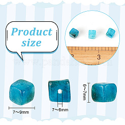 1 нить бусин из натурального кварца G-OC0004-55A