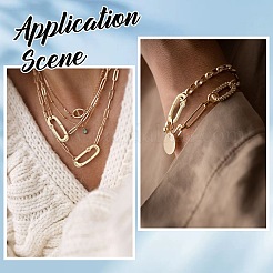 4 шт. застежки из латуни с микропаве KK-SC0005-70