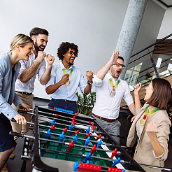 3шт. 3-х цветная медаль из цинкового сплава AJEW-CN0001-33