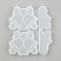 Рождественский колокольчик соломенный топпер силиконовые Молды украшения DIY-J003-08