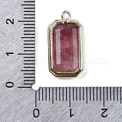 Натуральные кварцевые подвески из клубники&nbsp;G-U019-04G-07