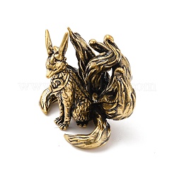 Украшения из латуни в виде лисы KK-D370-05AG