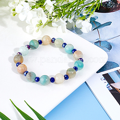 Натуральный цветок амазонитовые бусины пряди&nbsp;G-OC0001-44