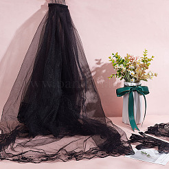 Комплект из полиэстеровой сетчатой фаты и кружевных перчаток AJEW-HY0001-98