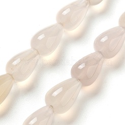 Натуральный белый агат бисер нитей G-B106-A20-02