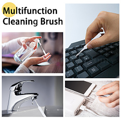 Маленькая пластиковая щетка для чистки отверстий для душа в ванной комнате FIND-WH0152-10