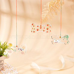 Прозрачные бланки акриловые подвески TACR-NB0001-11