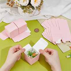 Квадратные подарочные коробки для хранения серег и ожерелья из крафт-бумаги&nbsp;CON-WH0095-90B-01