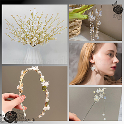 300 шт. 6 прозрачных акриловых колпачка для бусин OACR-HY0001-11