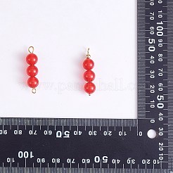 10шт тройной натуральный малайзийский нефрит круглые подвески из бисера&nbsp;PALLOY-SW00003-04