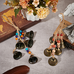 Железный колокольчик перезвон ветра HJEW-AB00729