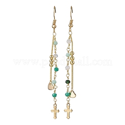 Серьги-подвески из нержавеющей стали 304 EJEW-JE06779