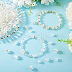 300шт 3 стиля имитация жемчуга акриловые бусины OACR-GA0001-20