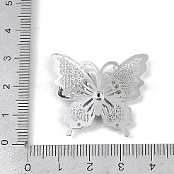 Подвески латунные горный хрусталь&nbsp;KK-A261-06P