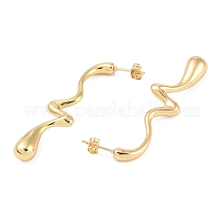 Серьги-гвоздики в форме капли из нержавеющей стали 304 для женщин&nbsp;LS-EJEW-K278-23G