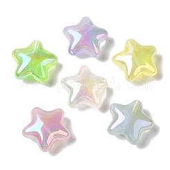 Светящиеся акриловые бусины с УФ-покрытием OACR-H123-24