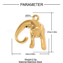 Подвески из нержавеющей стали 304&nbsp;STAS-OY011-87G