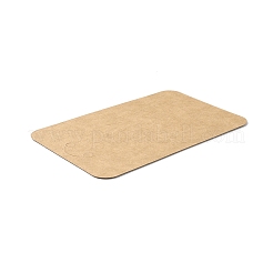 100шт прямоугольный бумажный брелок дисплей карты&nbsp;CDIS-WH0020-20A