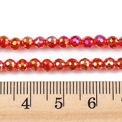 Гальванизируйте прозрачные стеклянные бусины&nbsp;EGLA-B013-02A-AB06