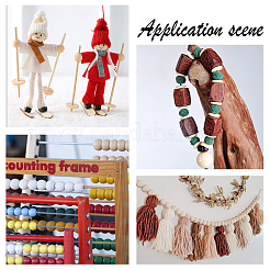 Натуральные незаконченные деревянные бусины WOOD-PH0009-08