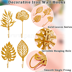 4шт 4 стиля железных настенных крючков FIND-CN0001-47