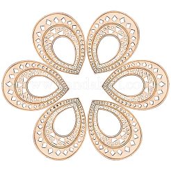 Неокрашенные деревянные большие подвески&nbsp;WOOD-PH0008-36