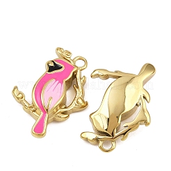 Подвески из нержавеющей стали 304 с эмалью&nbsp;STAS-P415-07G-02