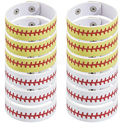 20шт 2 стиля кожаный широкий шнур браслет с кнопкой для мужчин и женщин GUQI-CL0001-02B