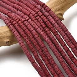 Окрашенные синтетические бирюзовые бусы нити G-Z089-A04-M