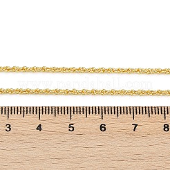 Колье из латунной веревки для женщин NJEW-P265-16G