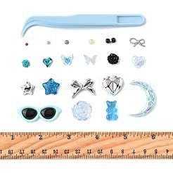 Комплекты фурнитуры для кабошонов из искусственного жемчуга DIY-FS0009-78