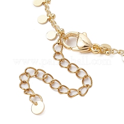 Латунь браслет материалы Снаряженная цепи AJEW-JB01323