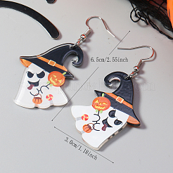 Акриловые болтающиеся серьги стержня MA8781-4