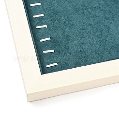 Прямоугольные подвесные ожерелья из ткани из микрофибры NDIS-E023-01