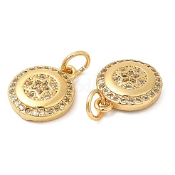 Латунные микро проложить кубического циркония подвески KK-P236-30G