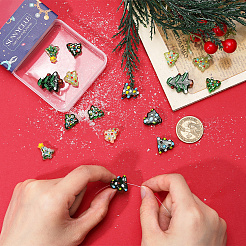 20 шт. 5 вида стеклянных эмалевых бусин&nbsp;LAMP-SC0001-68