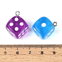 Подвески из прозрачной акриловой эмали TACR-T028-54