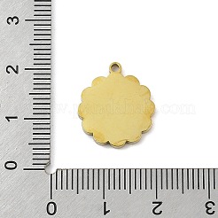 Подвески из нержавеющей стали 304 с эмалью&nbsp;STAS-U039-04G