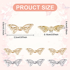 20 шт. 2-цветные бусины из сплава для покрытия стойки&nbsp;FIND-YW0008-16