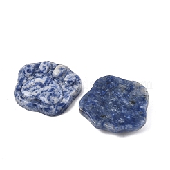 Резные кабошоны из натуральной точечно-голубой яшмы&nbsp;G-I395-A06