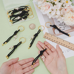 10шт. подвеска из полиэфирного витого шнура&nbsp;KEYC-FG00002