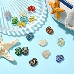 16шт 16 цвета бусины лэмпворк ручной работы&nbsp;LAMP-CJ0002-82