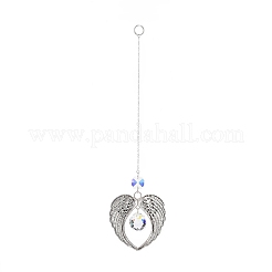 Большие подвески из сплава крыла HJEW-JM00860